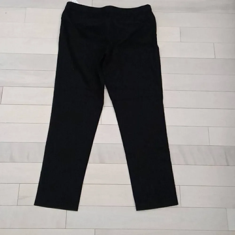 Michael Kors Women's Zippered Front Cropped Pants Black Size 6